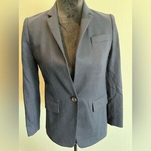 J.Crew Size 0P "Regent" Navy Women’s Blazer